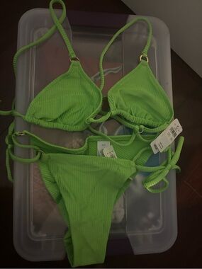 2 piece swim suit from aerie brand new with tags size xs